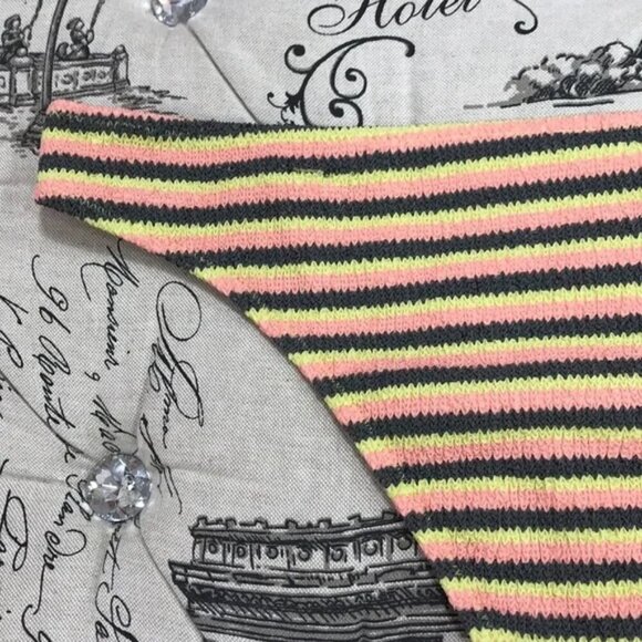 TOPSHOP Textured Striped Bikini Bottoms - Picture 8 of 8